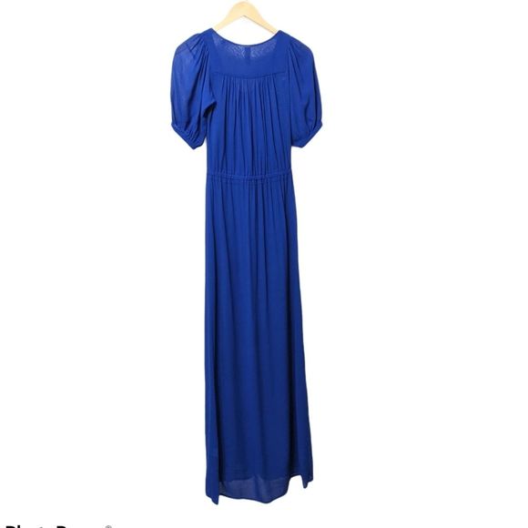 Anthropologie KONRAD + JOSEPH Cobalt Blue Maxi Dress 0 - Picture 7 of 10